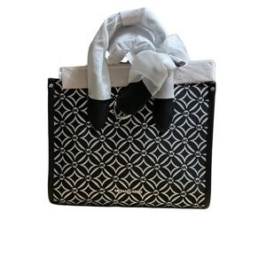 Michael Kors Black and silver crossbody bag